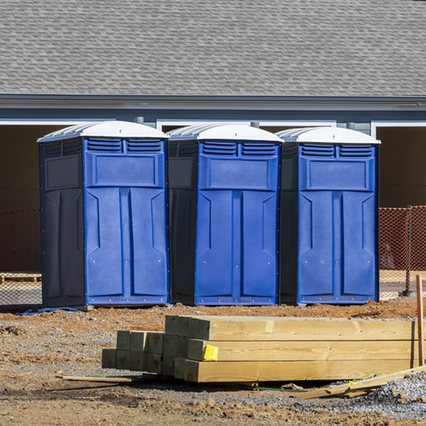 what is the maximum capacity for a single porta potty in Bessemer